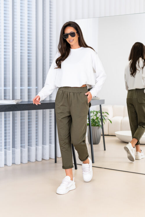 Spodnie Bibi new colors - S/M, Khaki