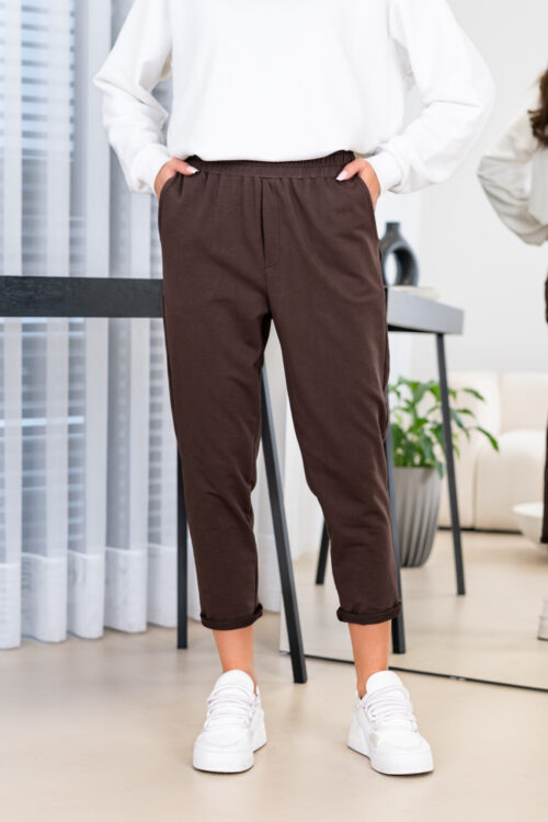 Spodnie Bibi new colors - XL/XXL, Gorzka czekolada