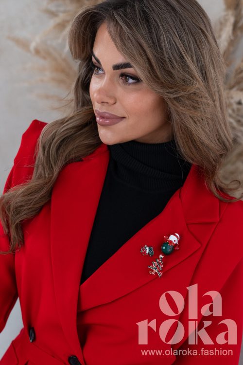 Zestaw broszek Chrissmas