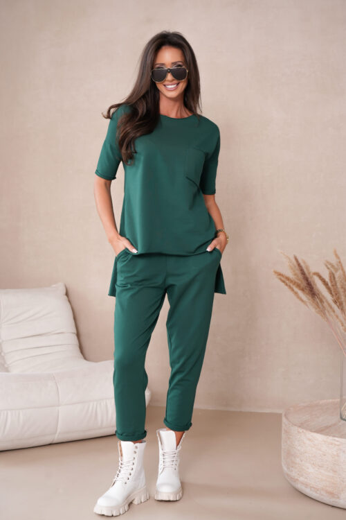 Komplet Bibi II - M/L, Nasycony Zielony